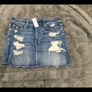 🦅American Eagle Next Level X Blue Jean skirt NWT.
